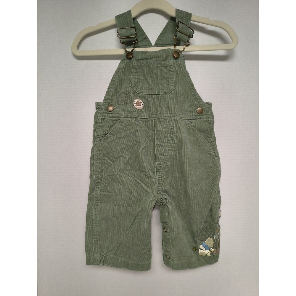 Vtg Disney Winnie The Pooh Little Friends Corduroy Overalls 6 Month Embroidered